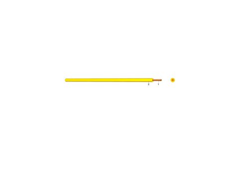 Ecoline PVC H05V-K 0,5 GE Aderleitung eindrähtig Einzelader 0,5mm² gelb 100m Bund YSF 0,5 GE Ecoline PVC H05V-K 0,5 GE Aderleitung eindrähtig Einzelader 0,5mm² gelb 100m Bund YSF 0,5 GE von Ecoline