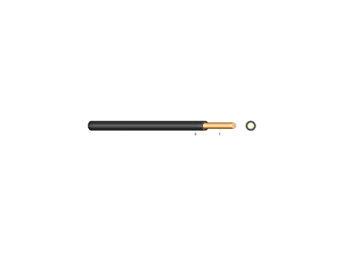 Ecoline PVC H05V-U 1 SW Aderleitung eindrähtig Einzelader 1mm² schwarz 100m Bund YSE 1 SW Ecoline PVC H05V-U 1 SW Aderleitung eindrähtig Einzelader 1mm² schwarz 100m Bund YSE 1 SW von Ecoline
