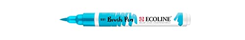 Pinselstift Talens Ecoline Brush Pen Himmelblau hell 551 von Ecoline