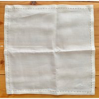 Tabelle Overlay Serviette Reinem Leinen Handmade 20" Quadrat Hochzeit Dusche Event Party Decor Shabby Chic Cottage Weihnachtsgeschenkideen von EcolivingCollection