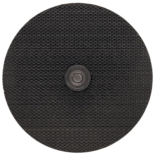 Ecoll Forum Klett-Stützteller Pad 125 mm/M14 mit Zentrierung (für Stützteller Haftstützteller Schleifblatthalter Schleifteller) Ø: 125 mm/Gewindeflansch: M 14 von Ecoll
