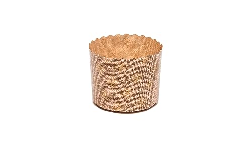 Ecopack Panettone-Backform aus Papier, 100 g, backofenfest bis 220°C, 100 Stück von Ecopack