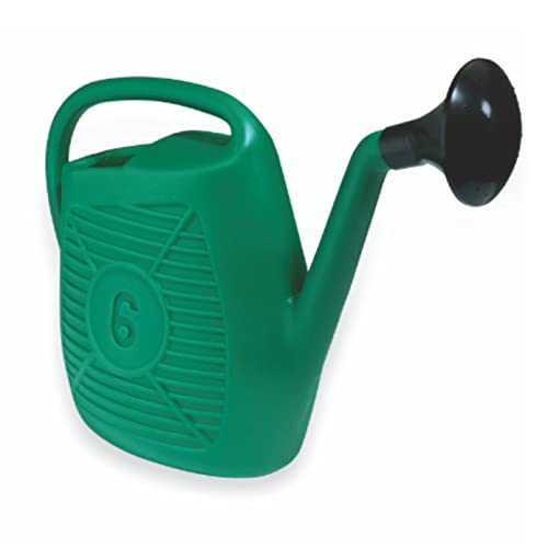 Ecoplast 6 Liter, Gartengießkanne aus Kunststoff, Grün, 39 x 14 x 29,5 cm von Ecoplast