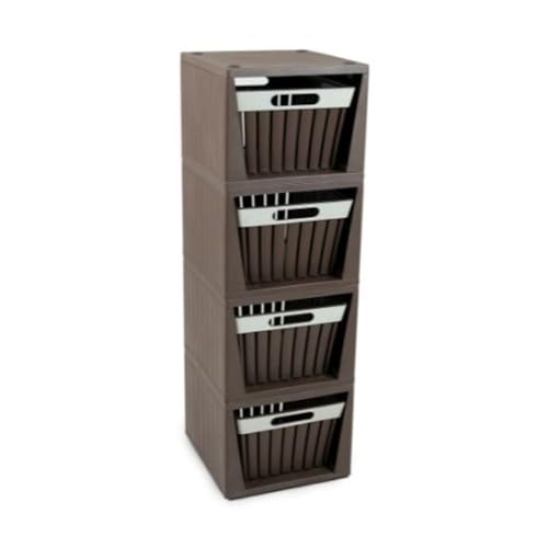 Ecoplast Doga Schrank Organizer Componibili, Kunststoff von Ecoplast