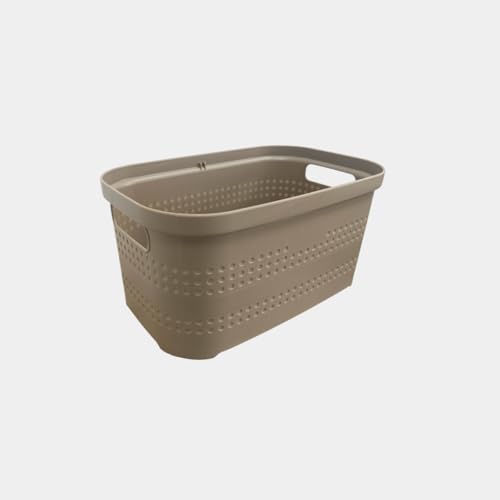 Ecoplast | Mehrzweckbehälter Cappuccino Large ohne Deckel - Platzsparende Aufbewahrungsbox für Schränke, Schubladen, Büros und Abstellräume von Ecoplast