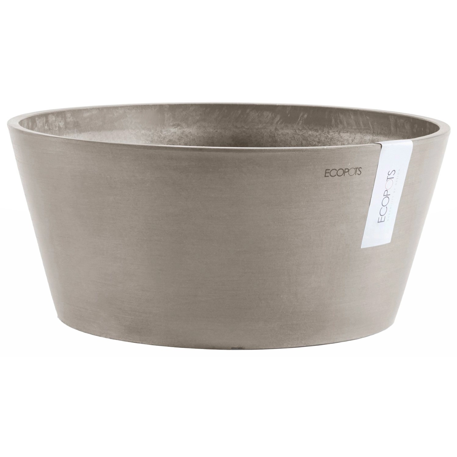 Ecopots Pflanzschale Frankfurt Braungrau 30 cm von Ecopot