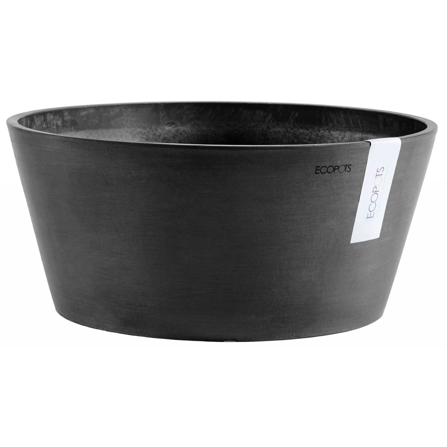 Ecopots Pflanzschale Frankfurt  Dunkelgrau 30 cm von Ecopot