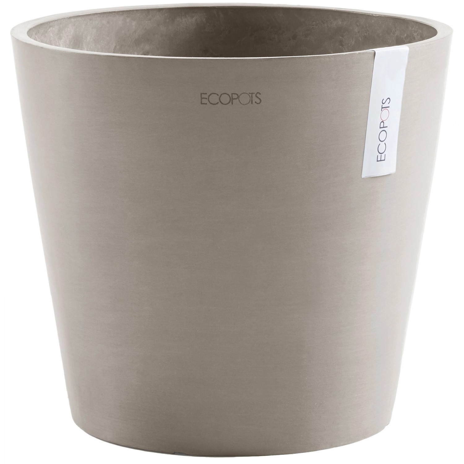 Ecopots Pflanztopf Amsterdam Braungrau 40 cm von Ecopot