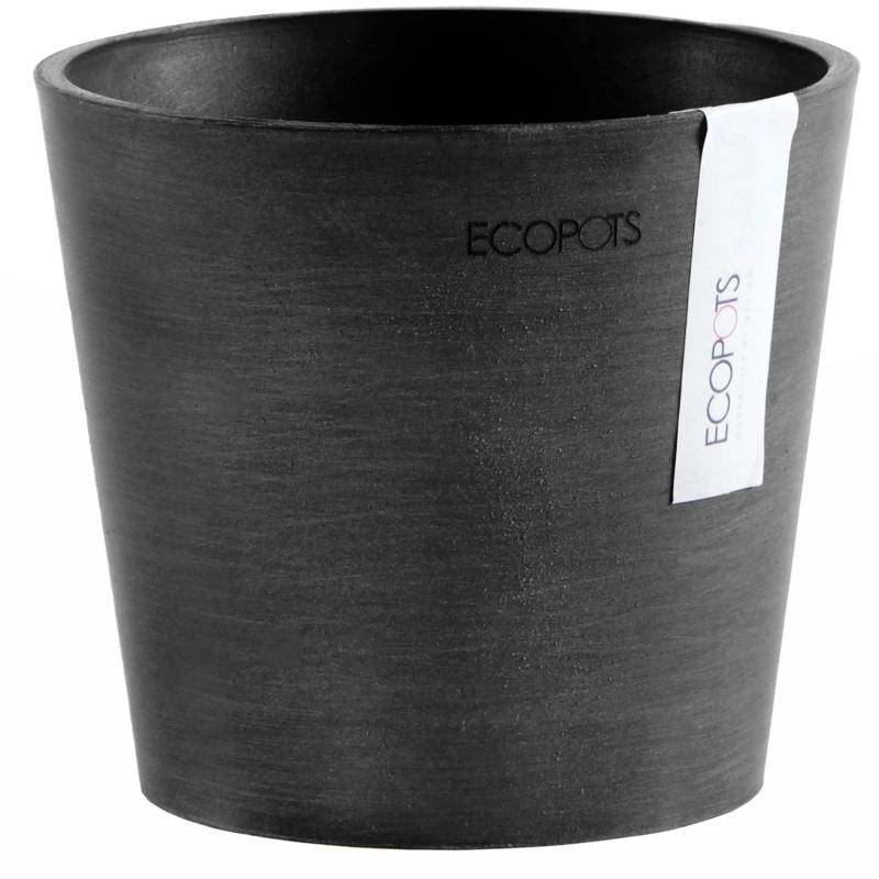 Ecopots Pflanztopf Amsterdam Mini Dunkelgrau 13 cm von Ecopot