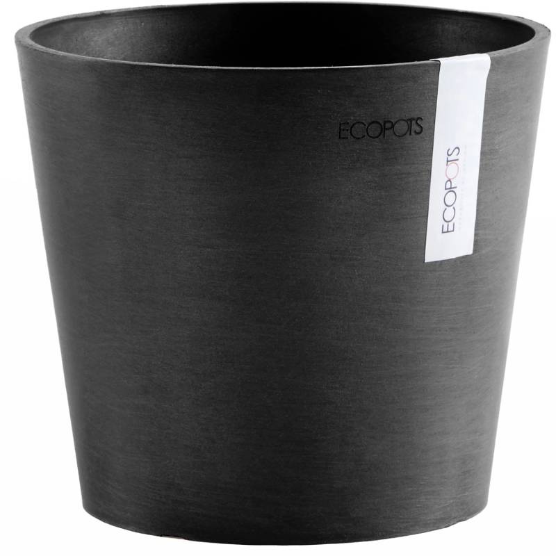 Ecopots Pflanztopf Amsterdam Mini Dunkelgrau 17 cm von Ecopot