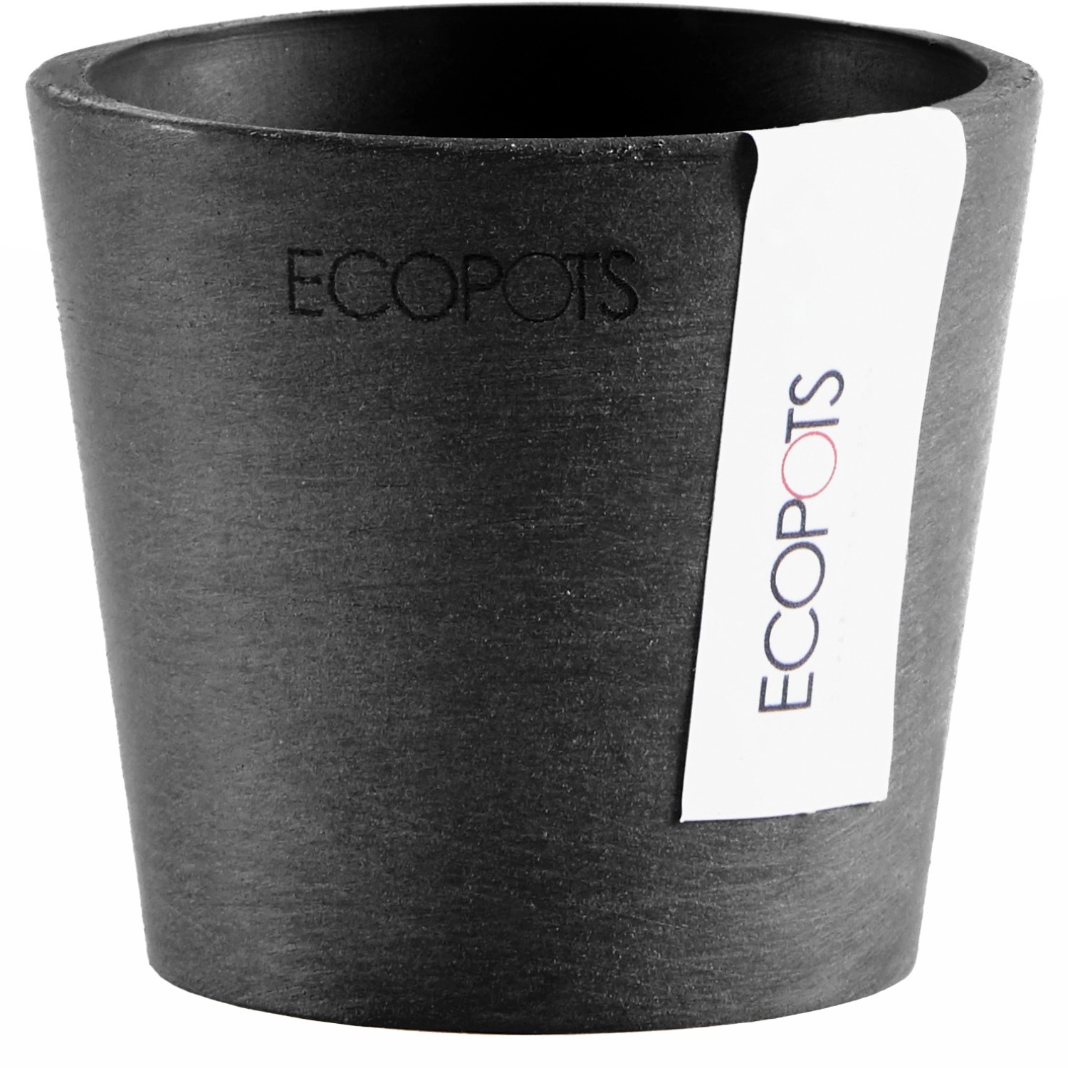 Ecopots Pflanztopf Amsterdam Mini Dunkelgrau 8 cm von Ecopot