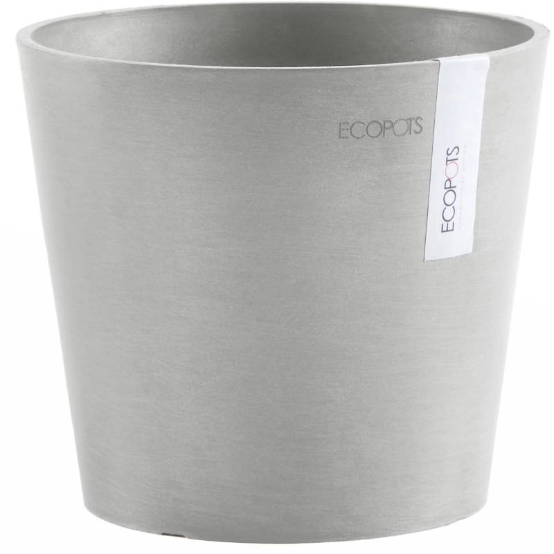 Ecopots Pflanztopf Amsterdam Mini Weißgrau 17 cm von Ecopot