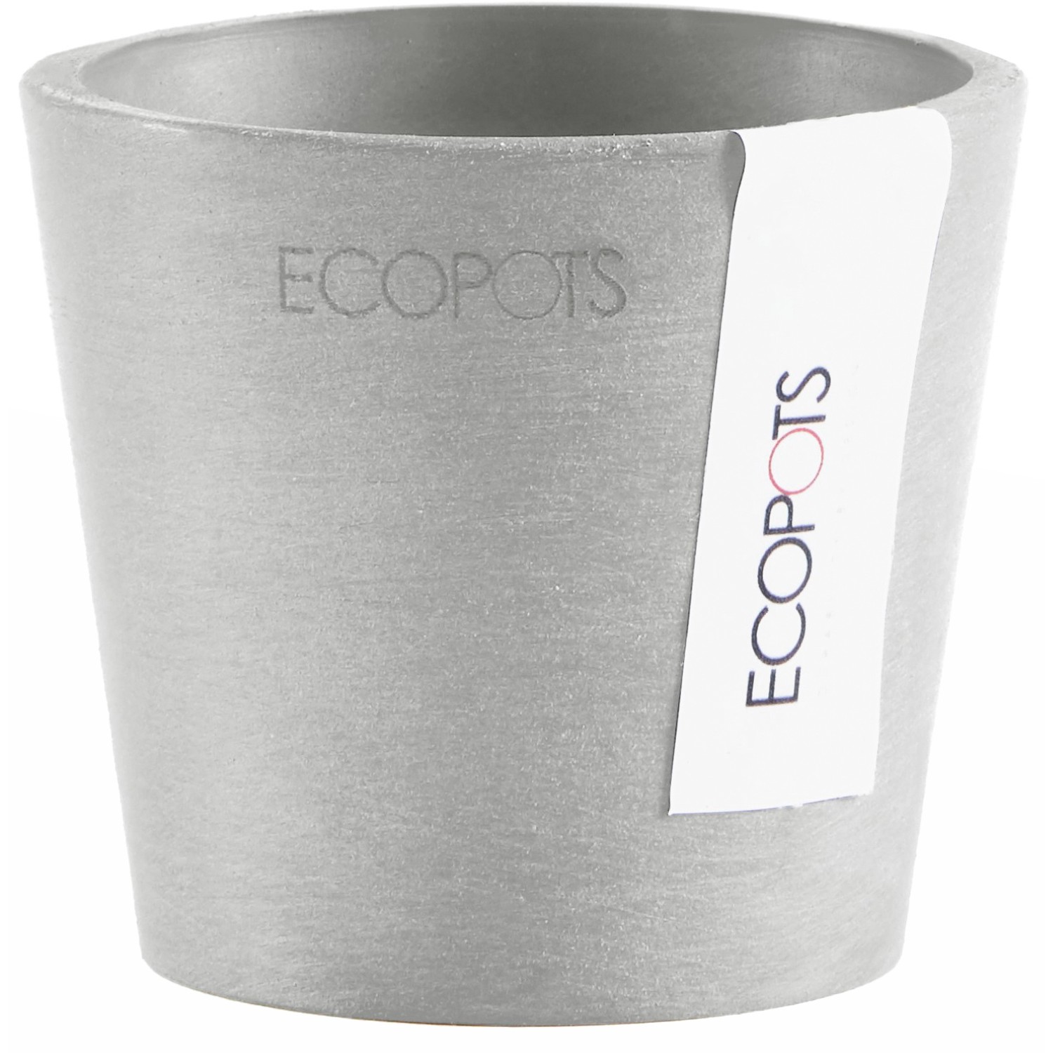 Ecopots Pflanztopf Amsterdam Mini Weißgrau 8 cm von Ecopot