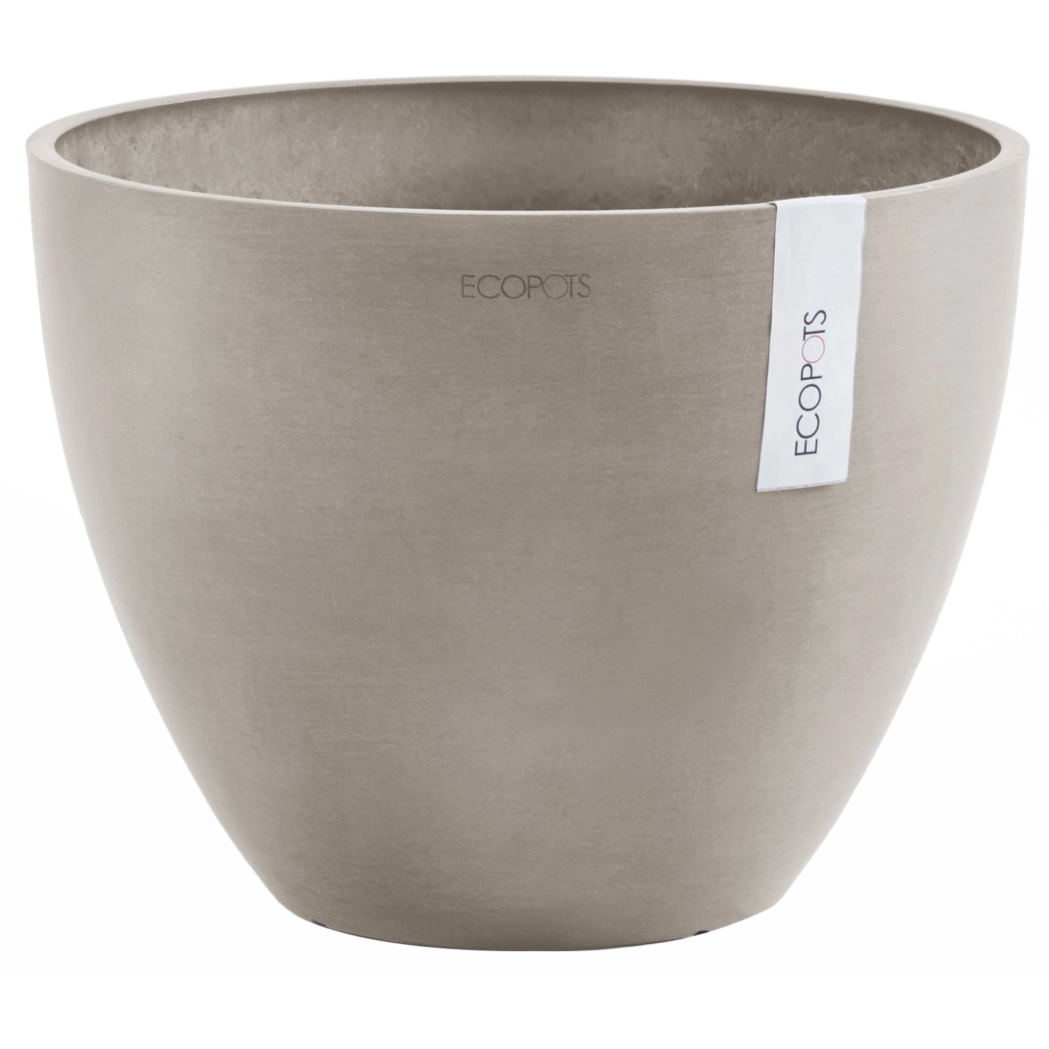 Ecopots Pflanztopf Antwerp Braungrau 40 cm von Ecopot