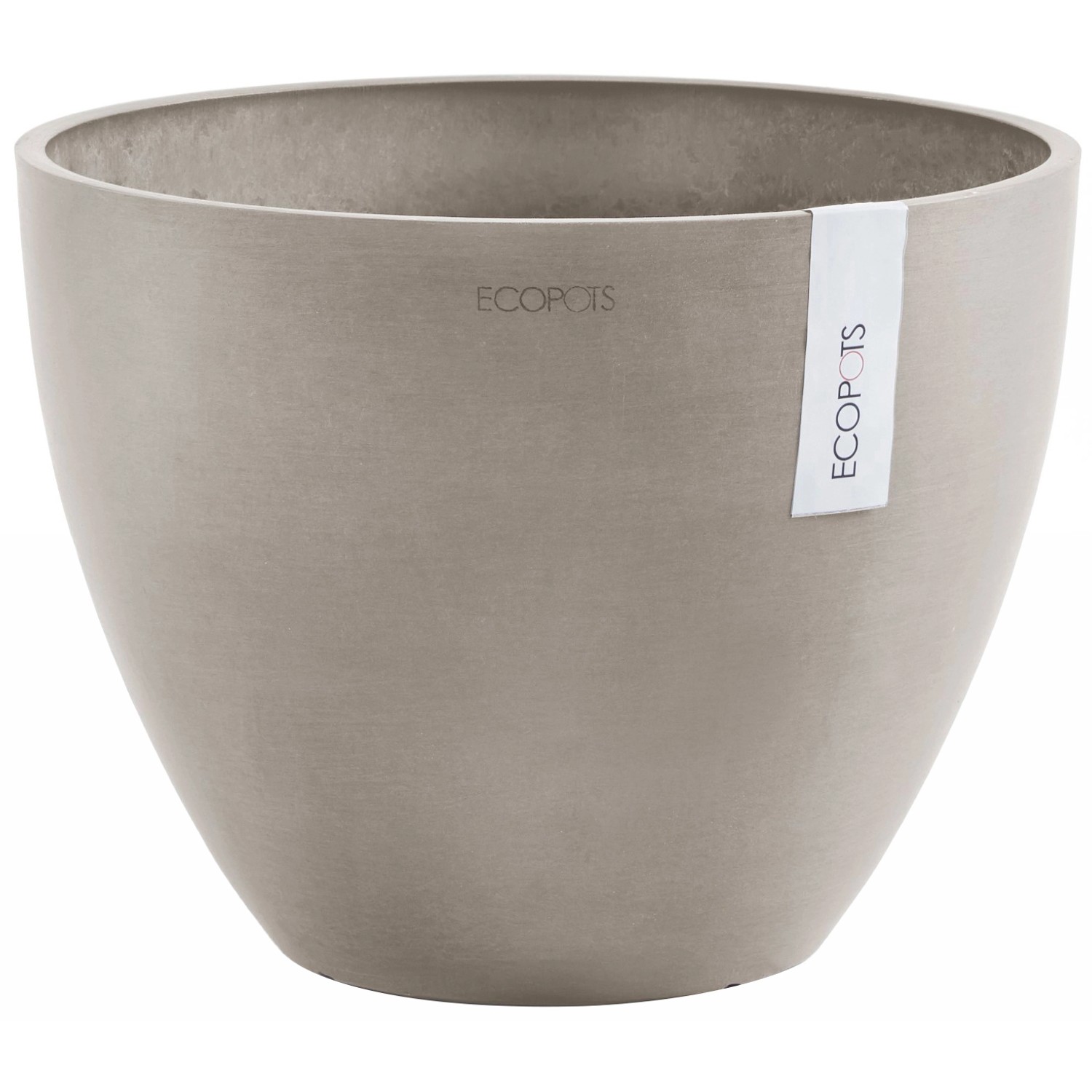 Ecopots Pflanztopf Antwerp Braungrau 50 cm von Ecopot