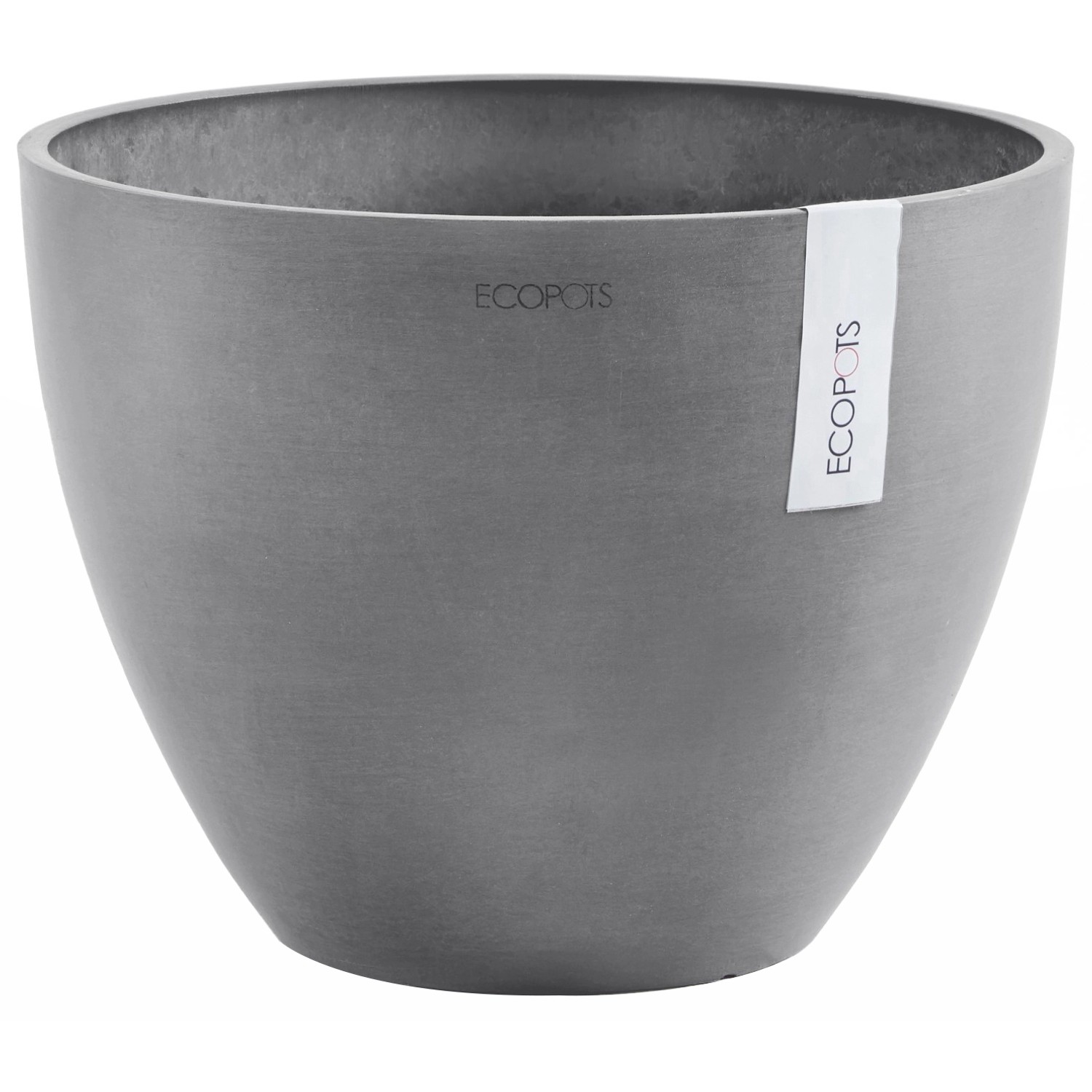 Ecopots Pflanztopf Antwerp Grau 40 cm von Ecopot