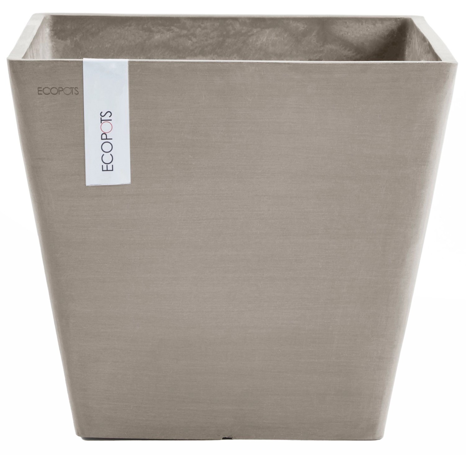 Ecopots Pflanztopf Rotterdam Braungrau 40 cm von Ecopot