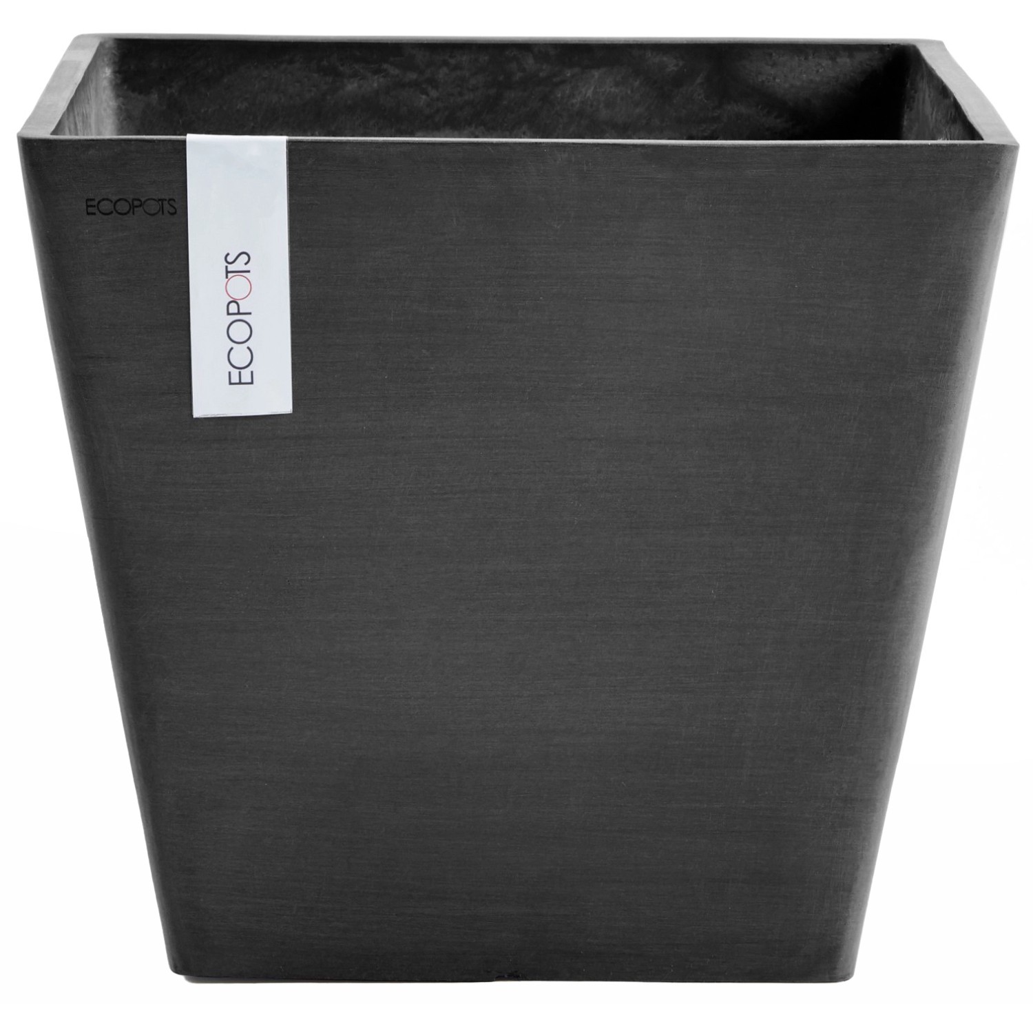 Ecopots Pflanztopf Rotterdam Dunkelgrau 30 cm von Ecopot