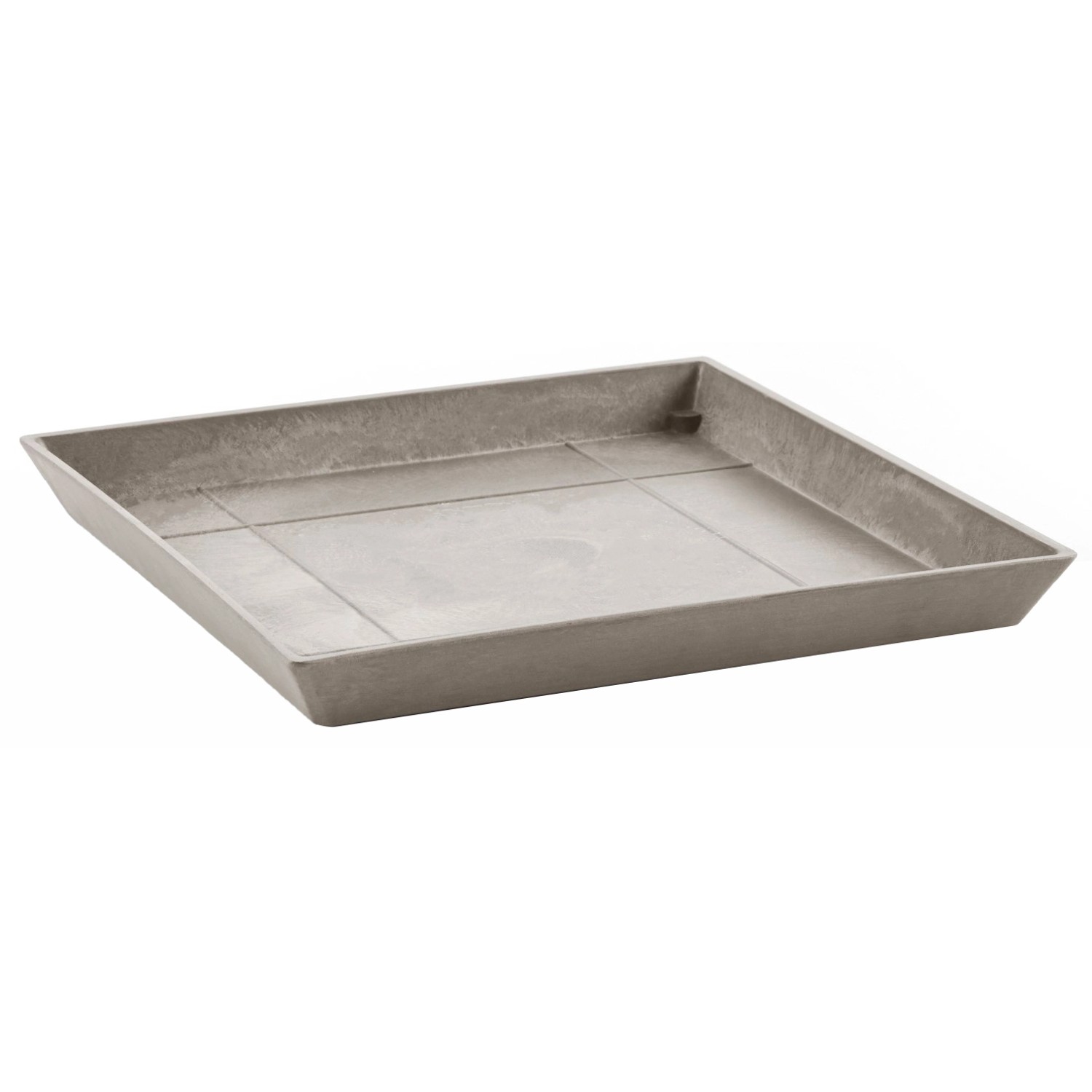 Ecopots Untersetzer quadratisch Braungrau 50 cm von Ecopot