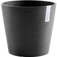 ECOPOTS Blumentopf "AMSTERDAM Dark Grey", BxTxH: 40x40x35 cm, mit Wasserreservoir von Ecopots