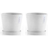 ECOPOTS Blumentopf "Amsterdam", (Set, 2 St.) von Ecopots