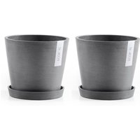 ECOPOTS Blumentopf "Amsterdam", (Set, 2 St.) von Ecopots