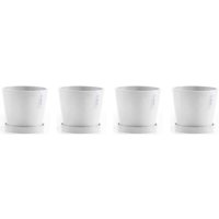 ECOPOTS Blumentopf "Amsterdam", (Set, 4 St.) von Ecopots