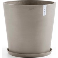 ECOPOTS Blumentopf "Amsterdam 50 + Wassersystem Taupe" von Ecopots