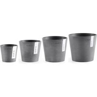 ECOPOTS Blumentopf "Amsterdam Mini", (Set, 4 St.) von Ecopots