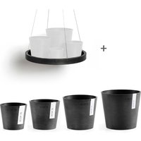 ECOPOTS Blumentopf "Amsterdam Mini", (Set, 4 St.) von Ecopots