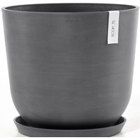 ECOPOTS Blumentopf "Oslo 45 + Wassersystem Grau" von Ecopots