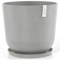 ECOPOTS Blumentopf "Oslo 55 + Wassersystem Weißgrau" von Ecopots