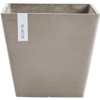 ECOPOTS Blumentopf "ROTTERDAM Taupe", BxTxH: 30x30x26 cm von Ecopots