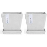 ECOPOTS Blumentopf "Rotterdam", (Set, 2 St.) von Ecopots