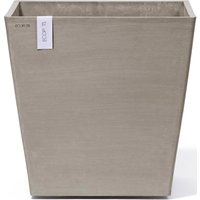 ECOPOTS Blumentopf "Rotterdam mit Rollen 50 Taupe" von Ecopots