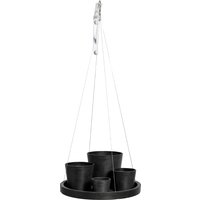 ECOPOTS Blumentopfuntersetzer "HANGING SAUCER Dark Grey" von Ecopots