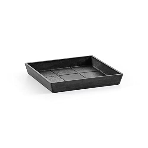 Ecopots Pflanzgefäß dunkelgrau quadratisch 38,5 cm UV- und frostbeständig handgefertigtes Recyclingmaterial Ecopots Pflanzgefäß dunkelgrau quadratisch 38,5 cm UV- und frostbeständig handgefertigtes Recyclingmaterial von Ecopots