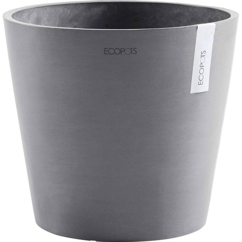 Ecopots Pflanztopf Amsterdam Ø 40 cm x 35 cm Grau von Ecopots