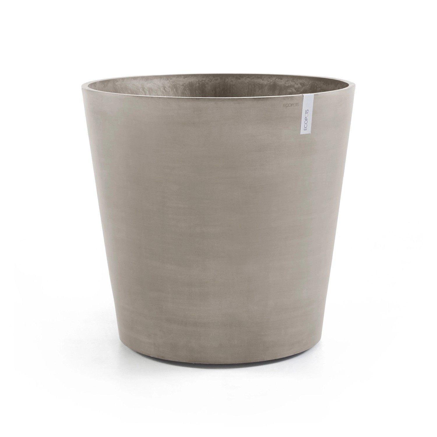 Ecopots Pflanztopf Amsterdam Rollen Taupe Ø 100 cm / Höhe 87,5 cm von Ecopots