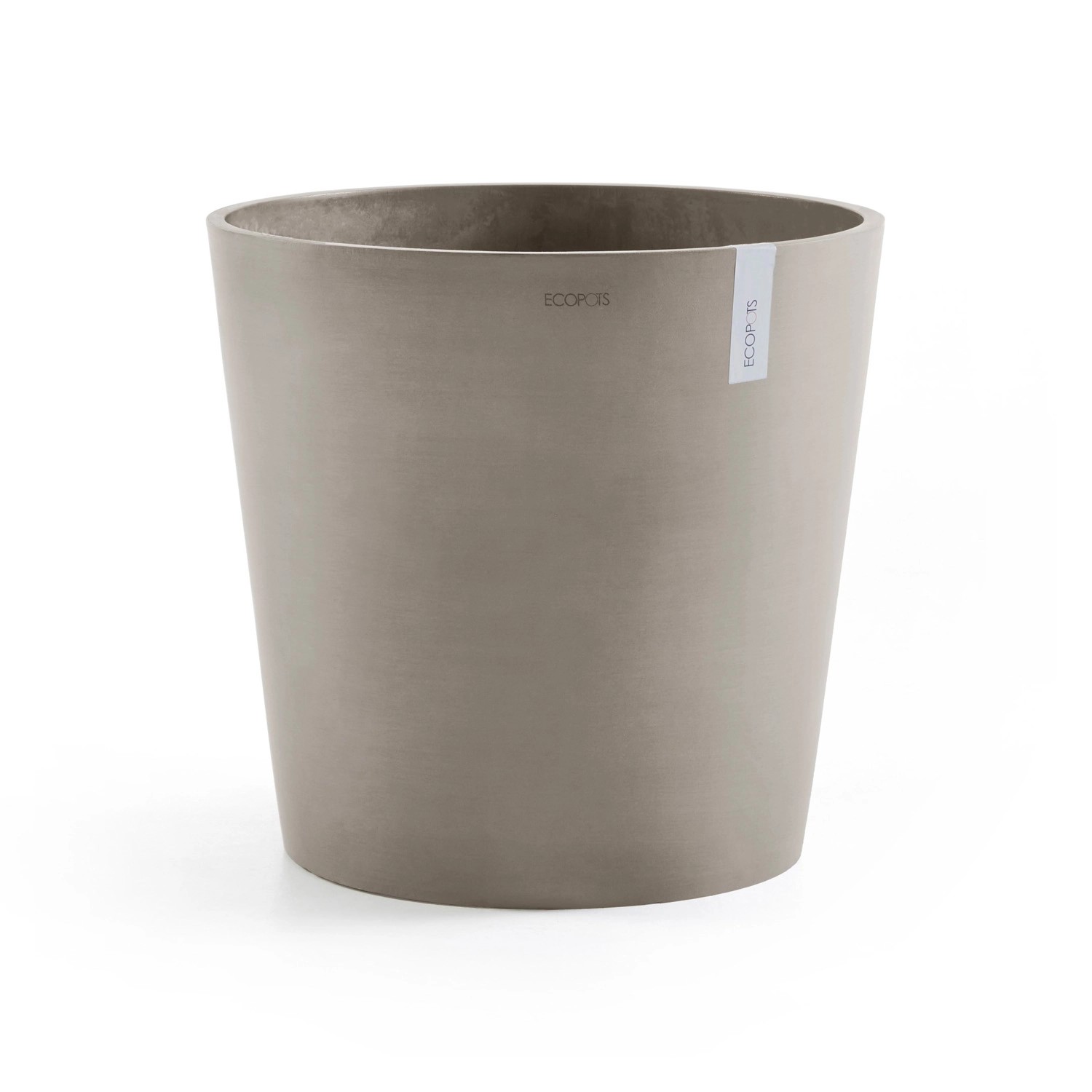 Ecopots Pflanztopf Amsterdam Taupe 50 cm x 43,8 cm von Ecopots