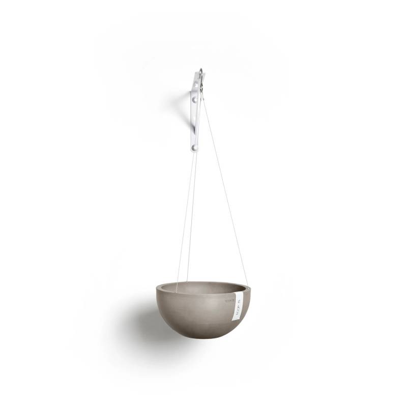 Ecopots Pflanztopf Brussels Hängend Braungrau 26,5 cm x 13 cm von Ecopots