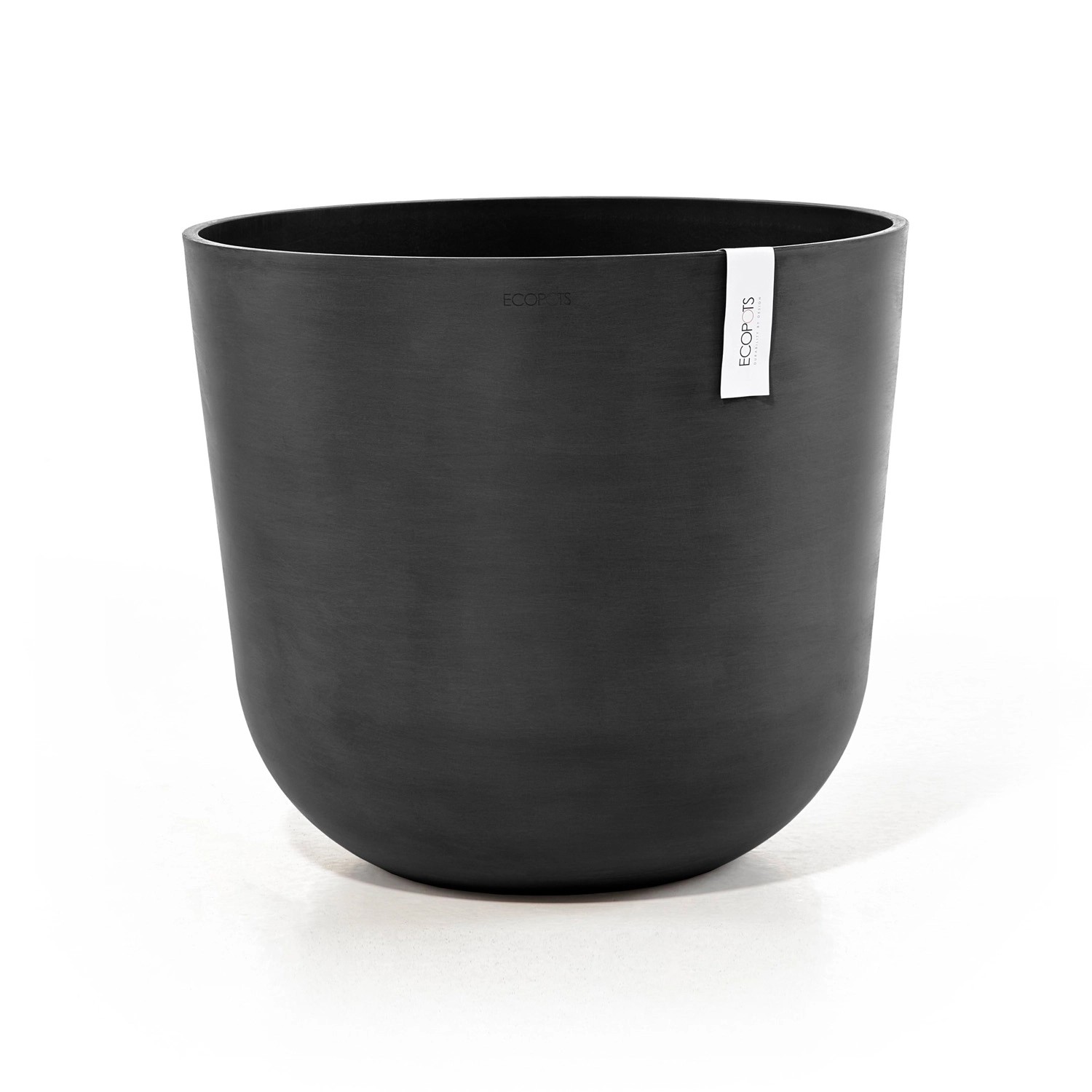 Ecopots Pflanztopf Oslo Dunkelgrau 55 cm x 47,9 cm von Ecopots