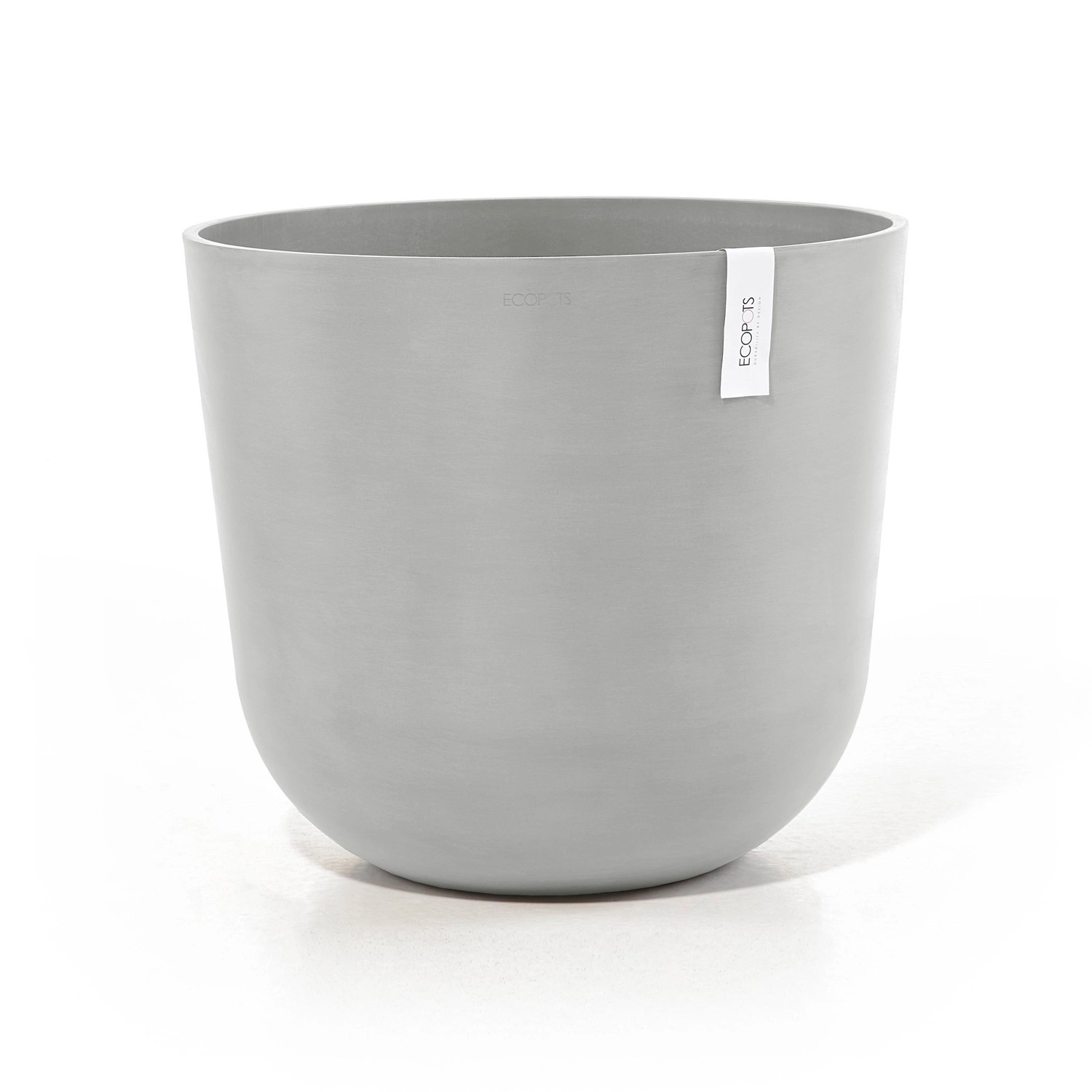 Ecopots Pflanztopf Oslo Weißgrau 55 cm x 47,9 cm von Ecopots