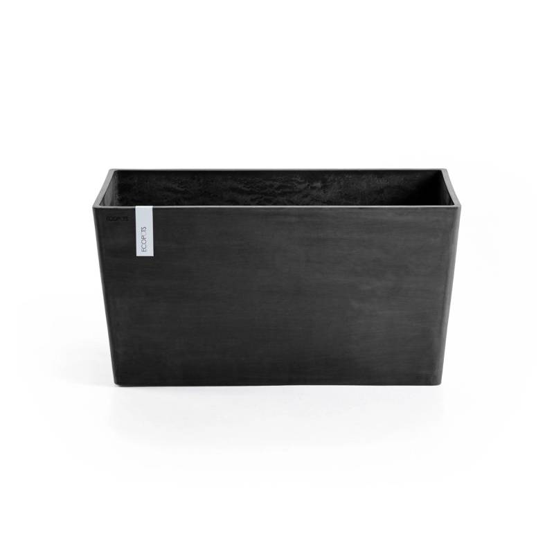 Ecopots Pflanztopf Paris Dunkelgrau 99 cm x 46 cm x 50 cm von Ecopots