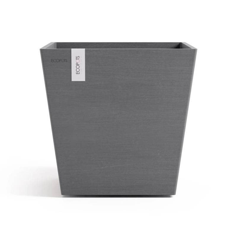 Ecopots Pflanztopf Rotterdam Grau 35,2 cm x 34 cm von Ecopots