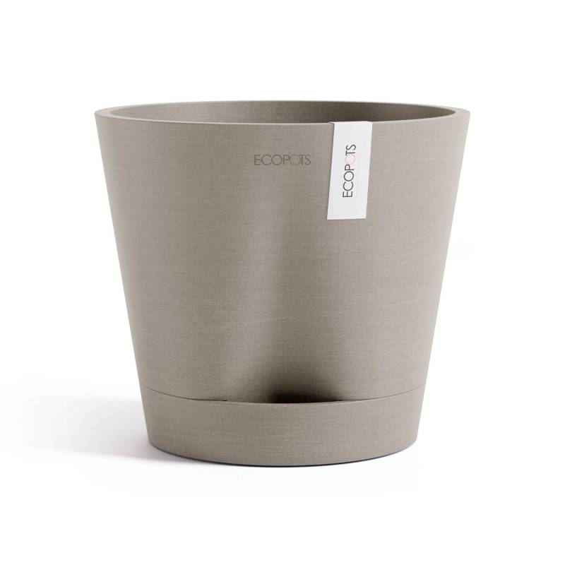 Ecopots Pflanztopf Venice 2 Braungrau 20 cm x 17,5 cm von Ecopots