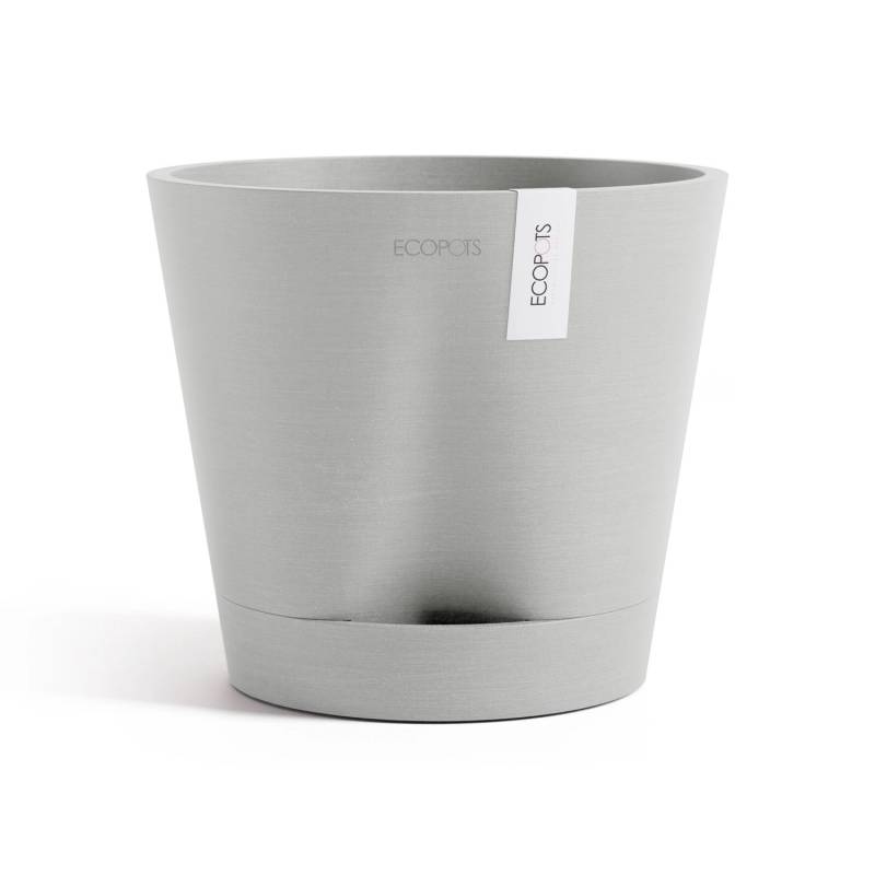 Ecopots Pflanztopf Venice 2 Weißgrau 20 cm x 17,5 cm von Ecopots
