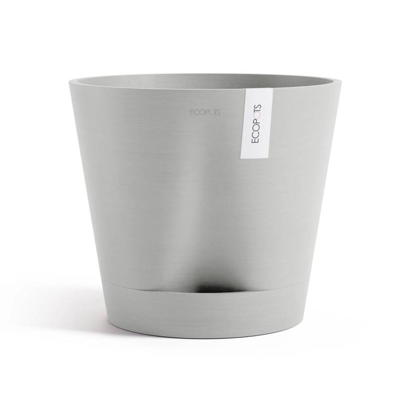 Ecopots Pflanztopf Venice 2 Weißgrau 40 cm x 35 cm von Ecopots