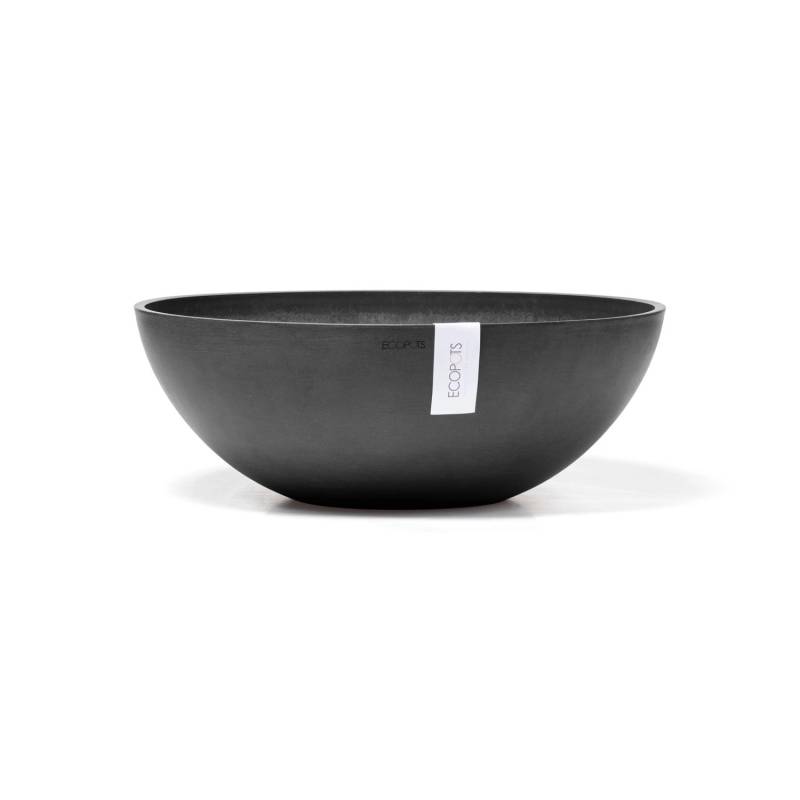 Ecopots Pflanztopf Vienna Dunkelgrau Ø 50 cm / Höhe 18 cm von Ecopots