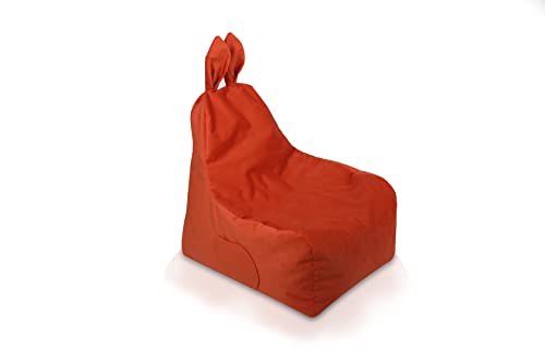 Ecopuf Bunny L | Kindersitzsack - Original Kaninchen-Design - Komplett abziehbarer Sitzsack aus weichem Mikrofaser - Sitzsack mit Aufbewahrungstasche Ecopuf Bunny L | Kindersitzsack - Original Kaninchen-Design - Komplett abziehbarer Sitzsack aus weichem Mikrofaser - Sitzsack mit Aufbewahrungstasche von Ecopuf